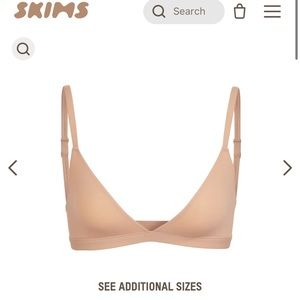 nwt skims triangle fits everybody bralette